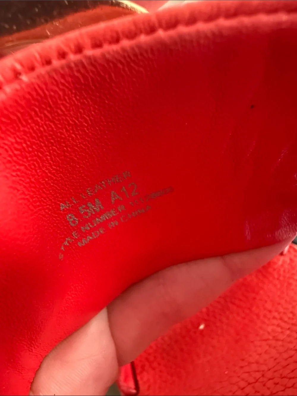 Tory Burch Red Leather Logo Slingback Wedge Sandals